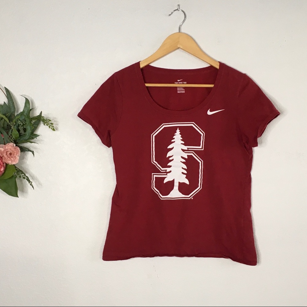 COPY - Stanford University red swoop neck tshirt - Picture 8 of 8